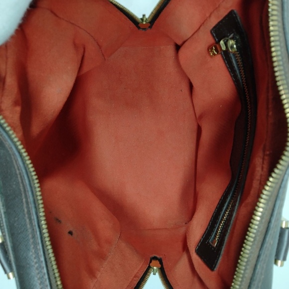 LV Brown Checkered Ebene Brera Handbag - Picture 6 of 7